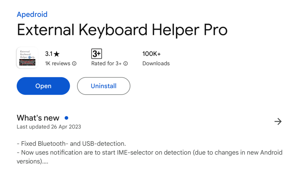 External Keyboard Helper Pro