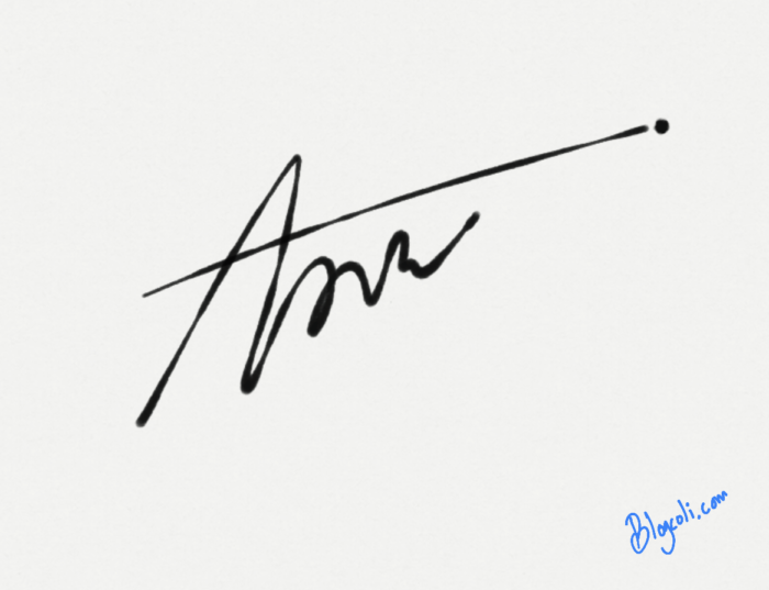 Signature Ideas for “Ava” 1